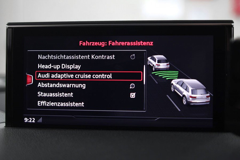  Audi Automatische Distanzregelung (ACC) für Audi Q7 4M 