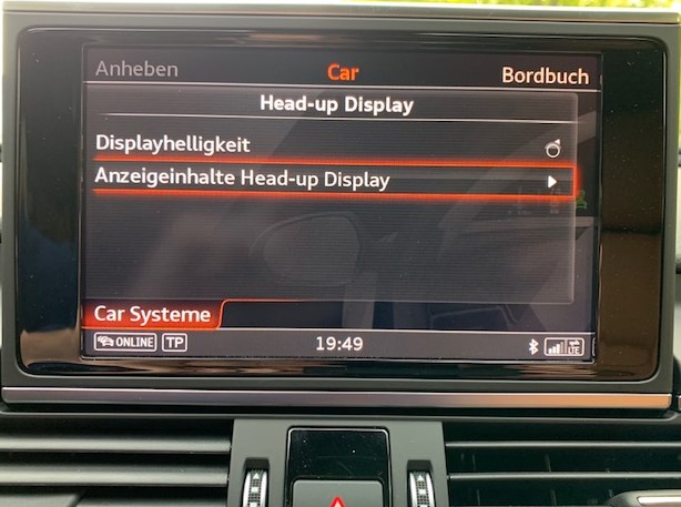  Audi A6 4G Head-Up Display 