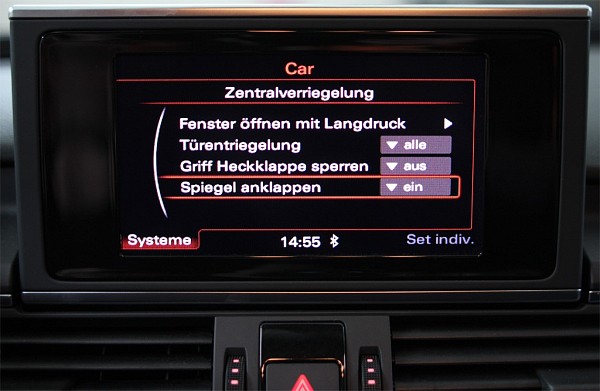  Audi A6 4G elektrisch anklappbare Spiegel 